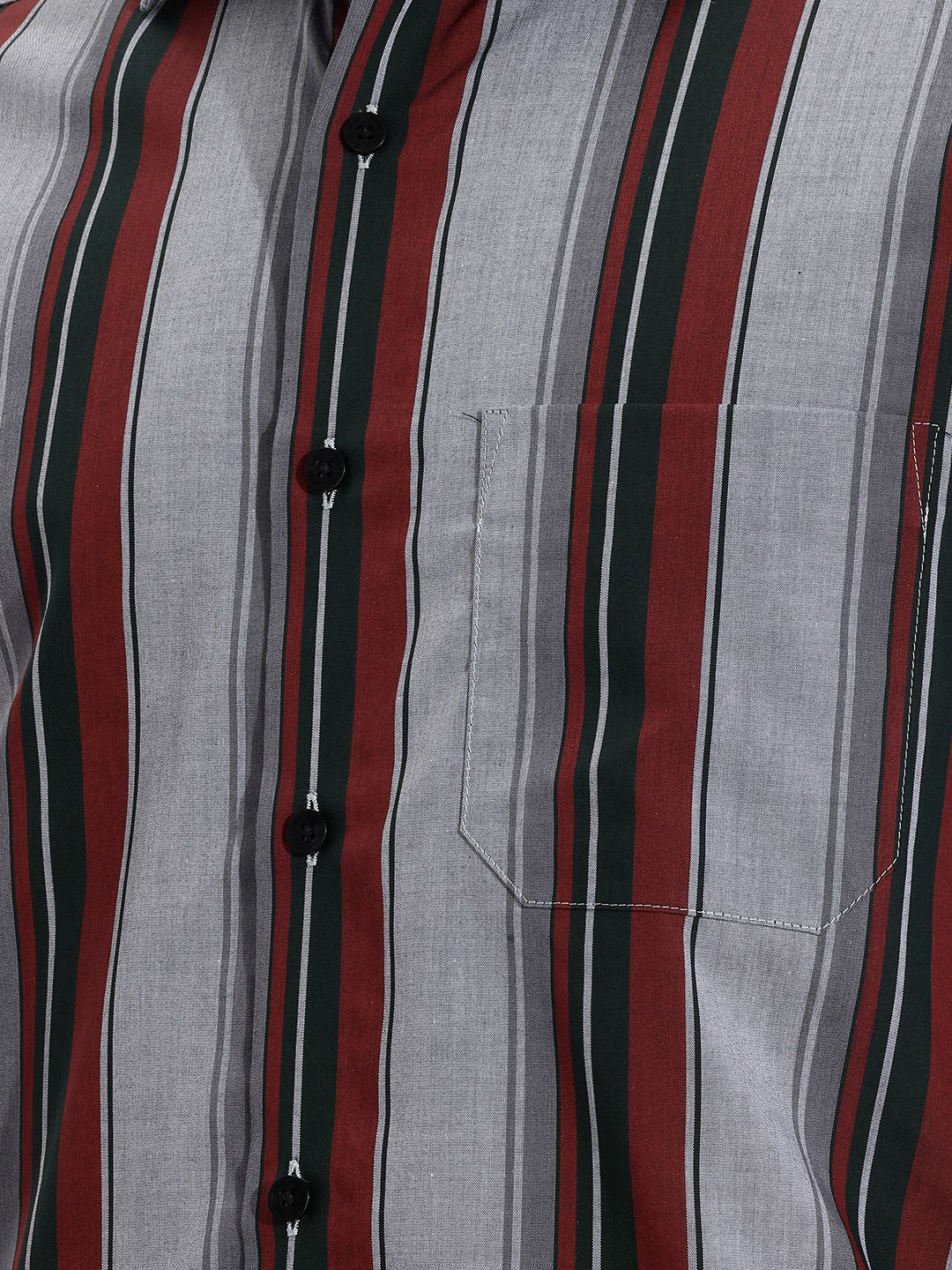 Allen Solly Classic Fit Striped Formal Shirt - right view