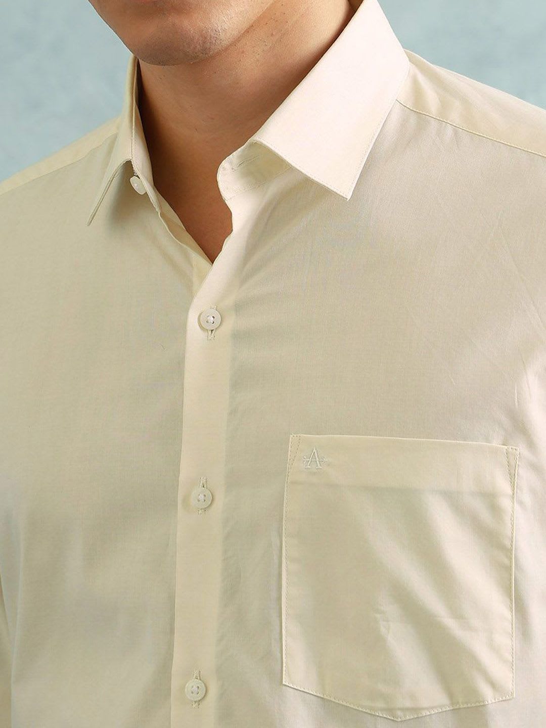 Arrow Men Slim Fit Smart Formal Shirt - back view