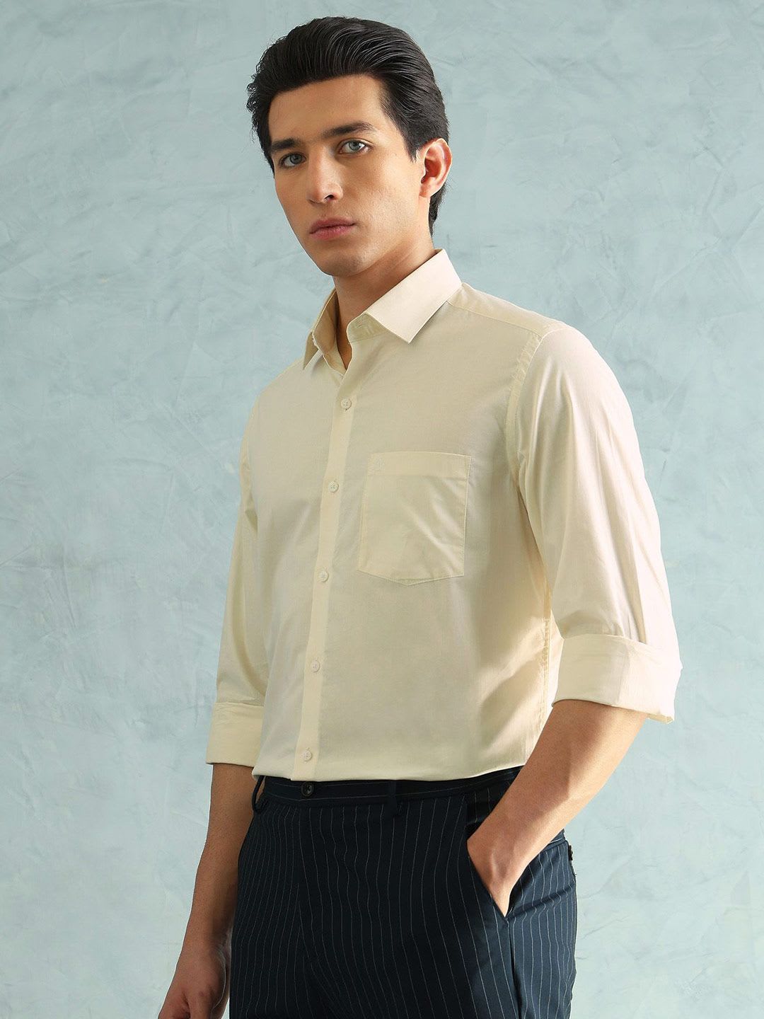 Arrow Men Slim Fit Smart Formal Shirt - right view
