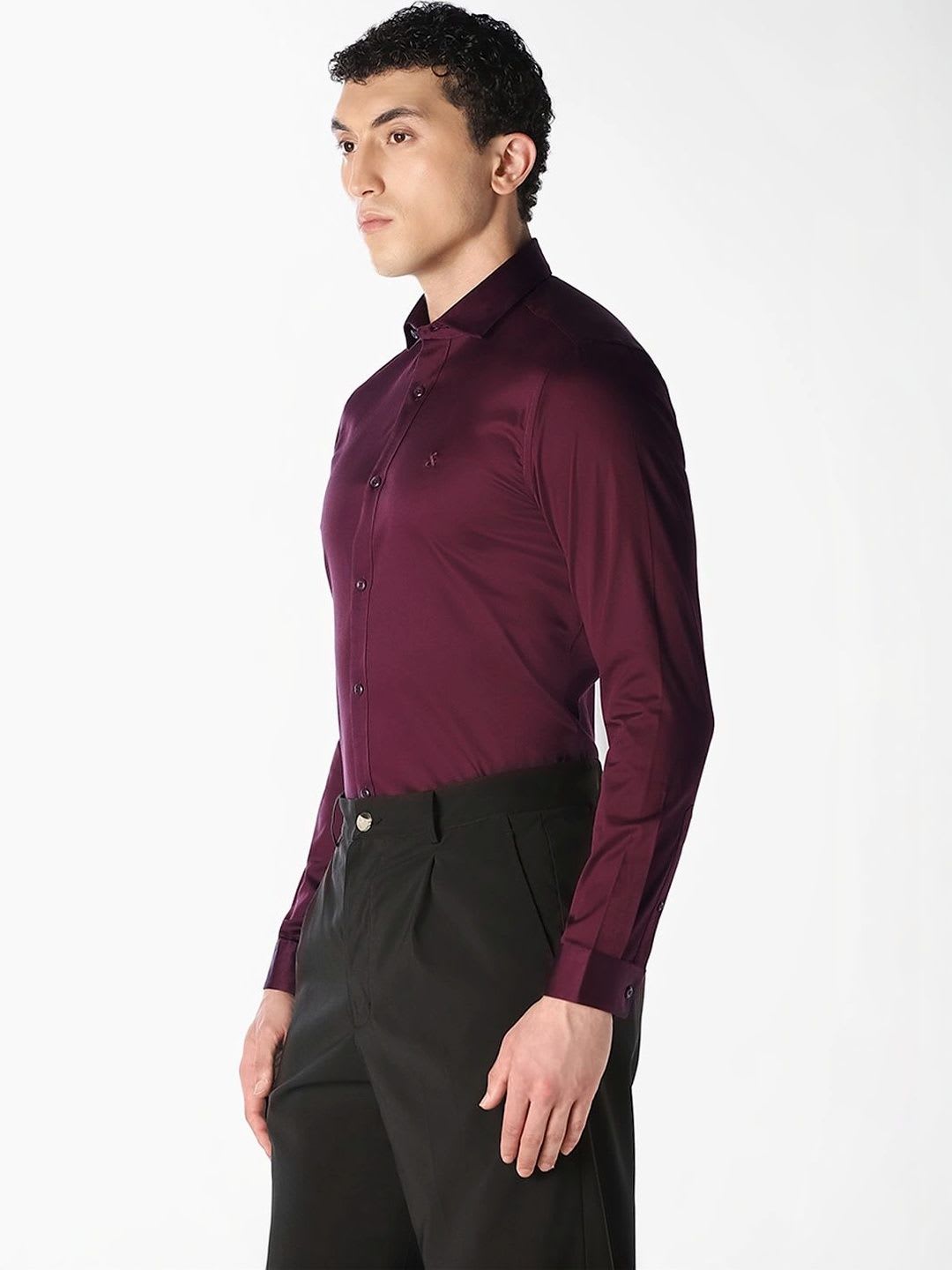 Jack & Jones Men Slim Fit Formal Shirt - back view