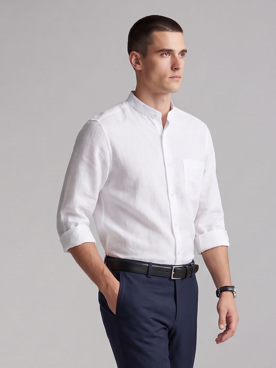 Louis Philippe Men Classic Casual Shirt - default view