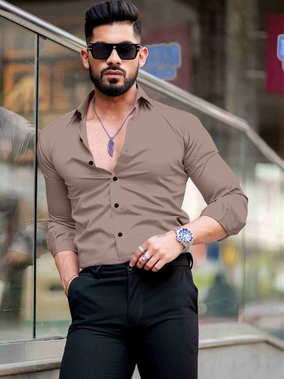 Metronaut Men Classic Casual Shirt - default view