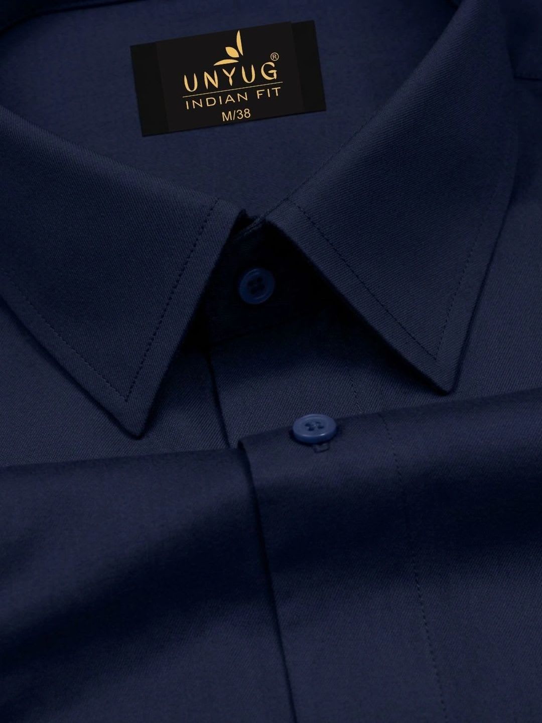 NewZee Men Classic Formal Shirt - back view