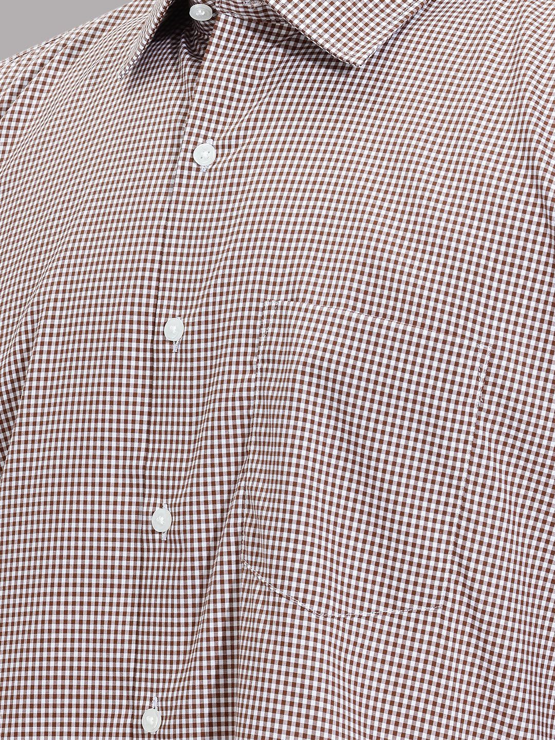 Van Heusen Slim Fit Checked Formal Shirt - right view