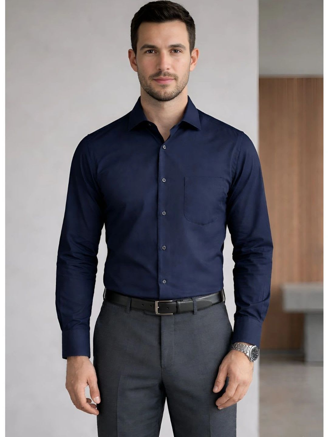 NewZee Men Classic Formal Shirt - default view