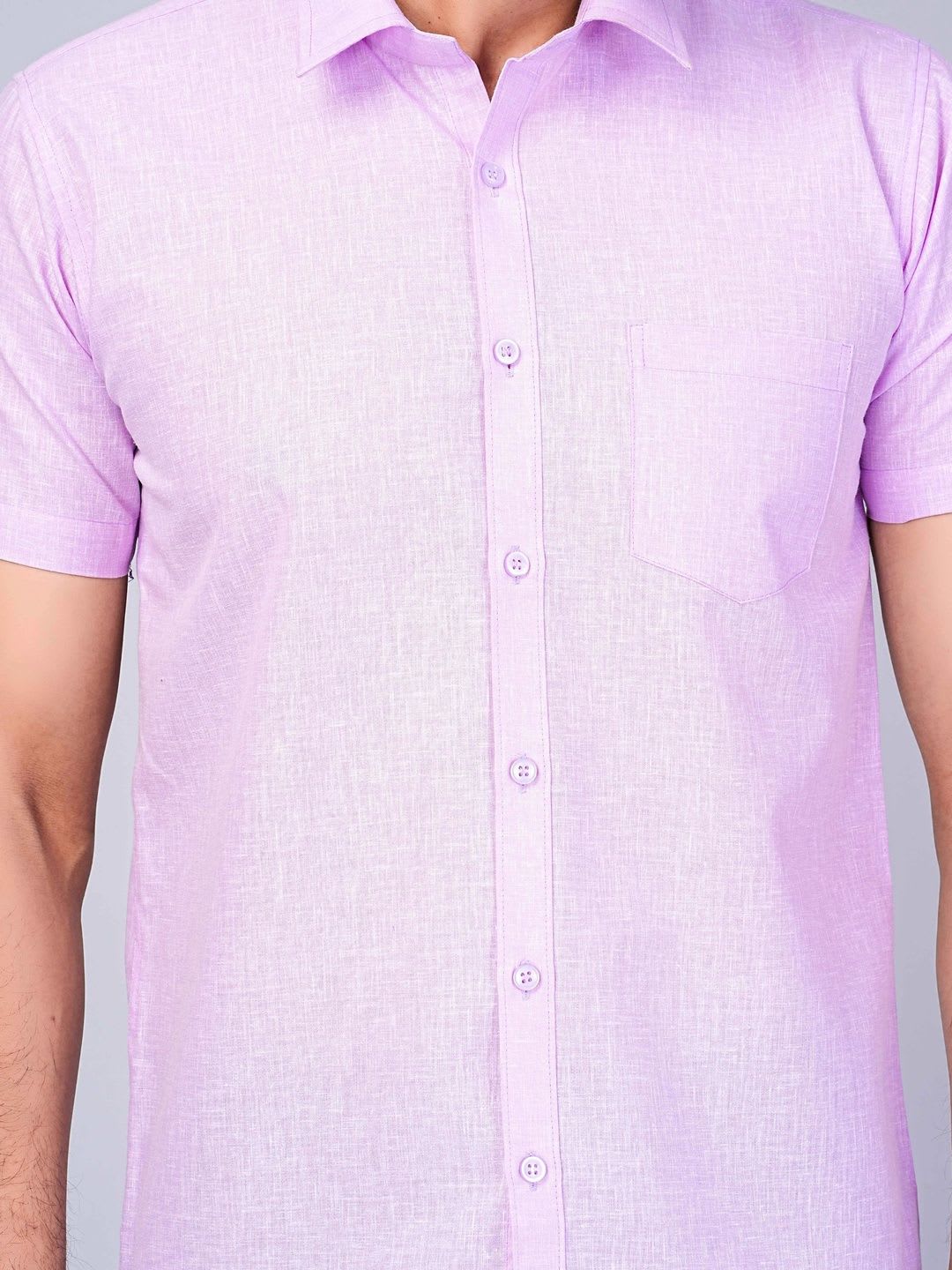 RENOUX Men Standard Slim Fit Casual Shirt - left view