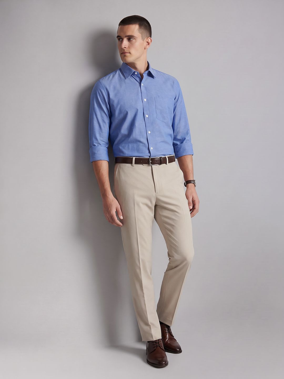 Van Heusen Slim Fit Formal Shirt - back view