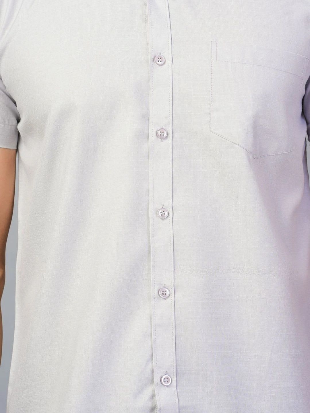 RENOUX Men Standard Slim Fit Casual Shirt - left view