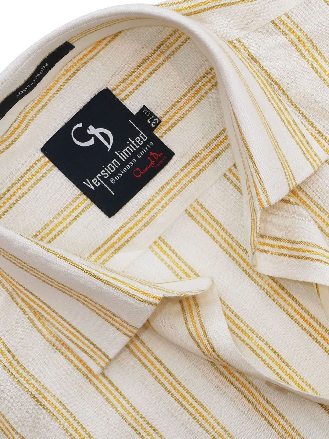 Charagh Din Men Smart Striped Casual Shirt - left view