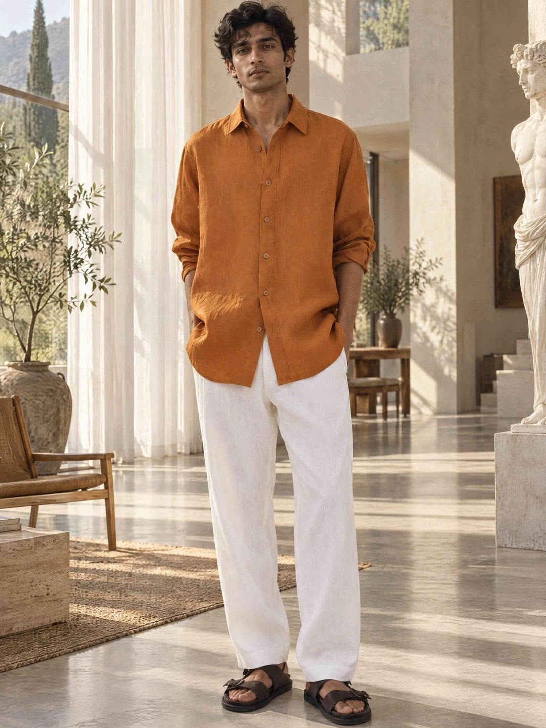 dhaaga Men Premium Casual Shirt - default view