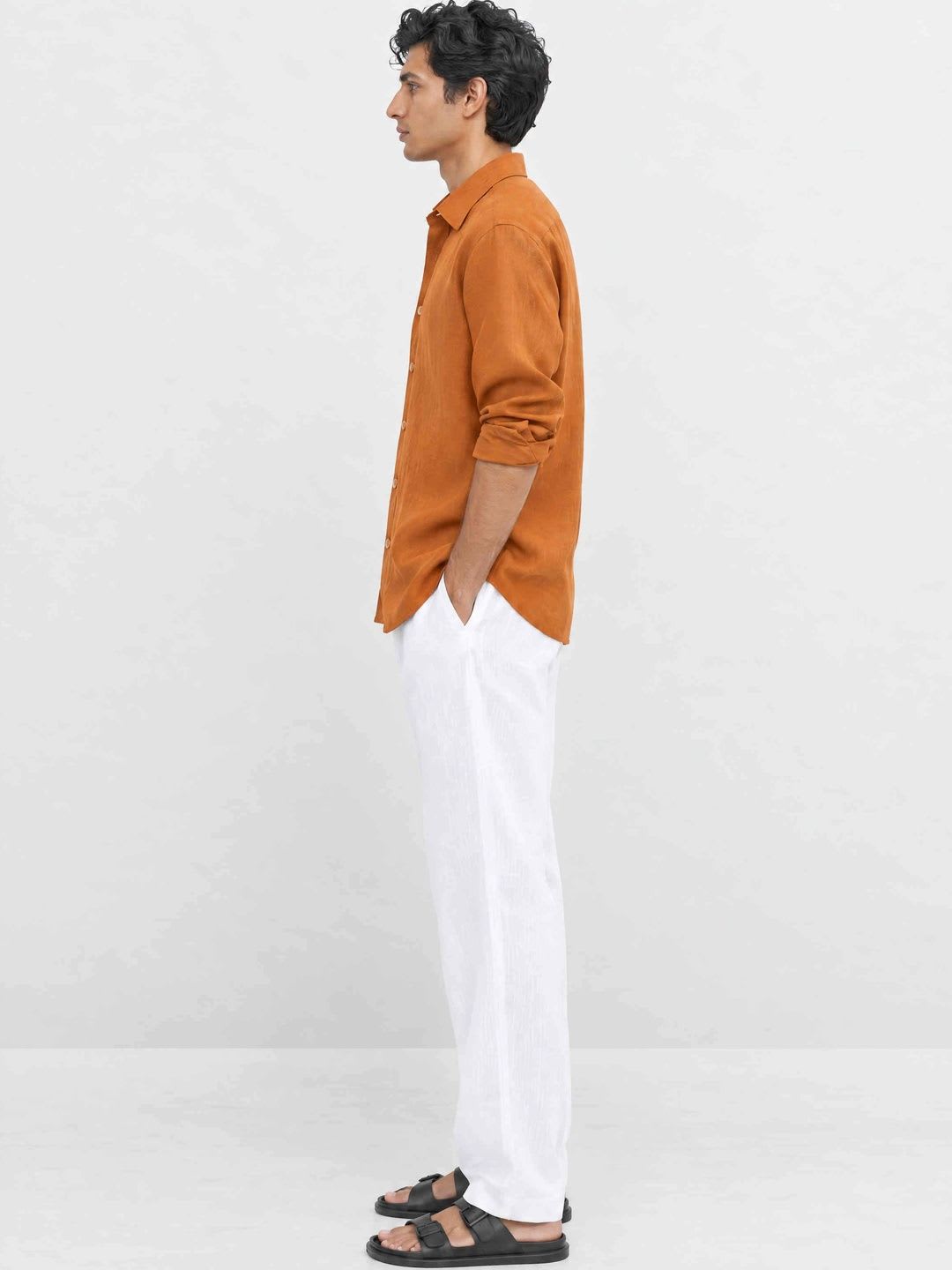 dhaaga Men Premium Casual Shirt - back view