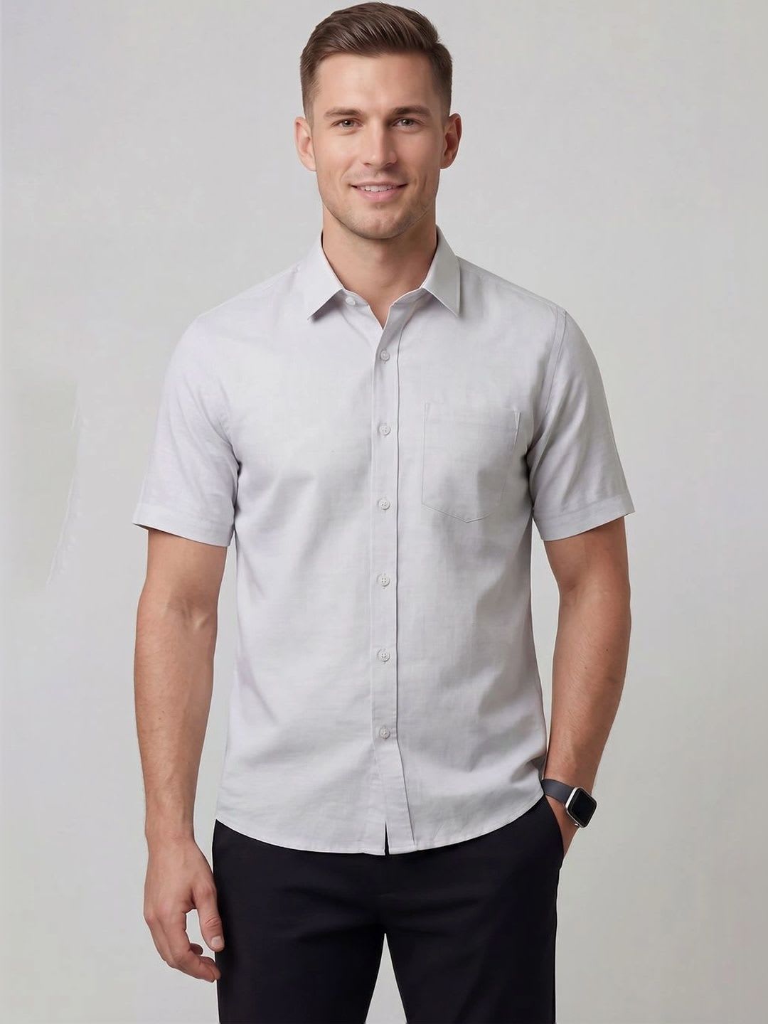 Cottonking Men Casual Shirt - default view