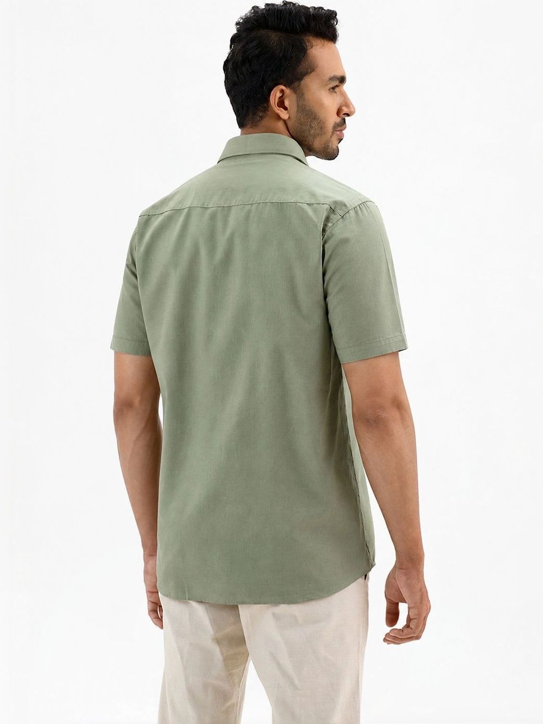 ARISER Men Smart Slim Fit Casual Shirt - left view