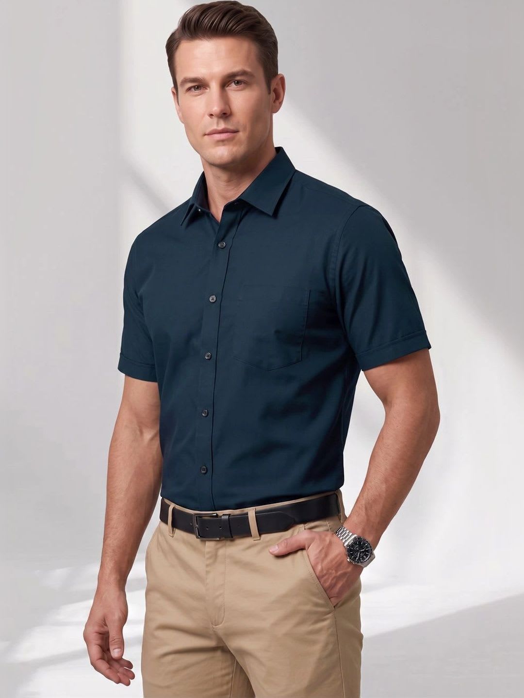 Cottonking Men Casual Shirt - default view