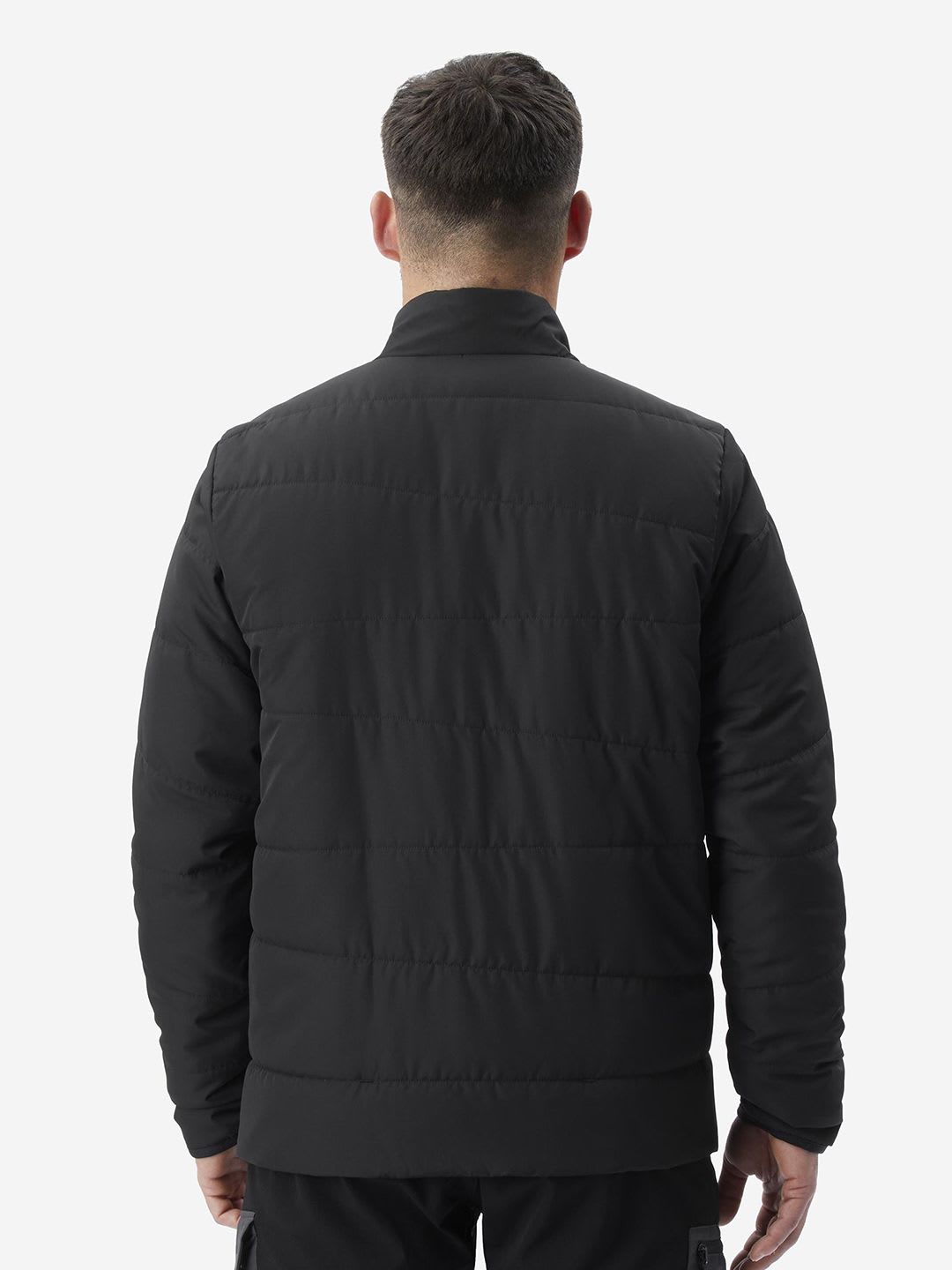 Decathlon Forclaz - Men Black MT50 Quick Dry Trekking Puffer Jackets - back view