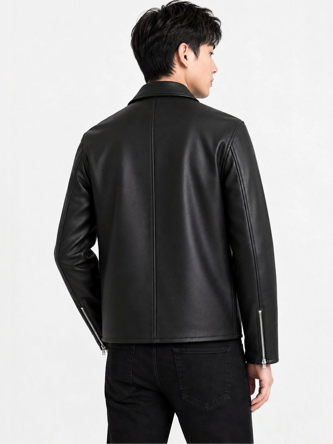 DEL JONNES Men Leather Jacket - left view
