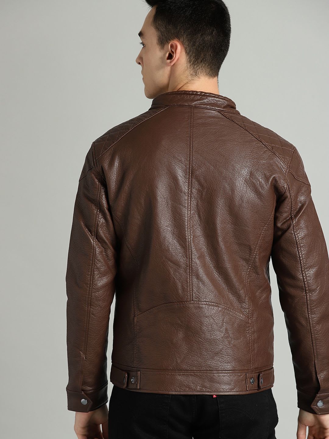 Roadster The Roadster Lifestyle Co Men Faux Leather Jacket - left view