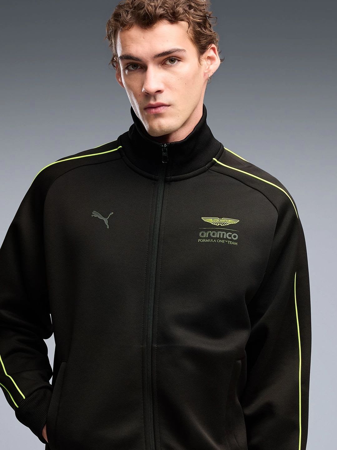 PUMA Motorsport Puma x ASTON MARTIN ARAMCO F1(r) TEAM Men's T7 Track Jacket - right view