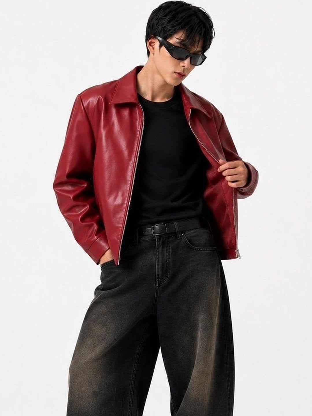 Gigavibe Men Leather Jacket - default view