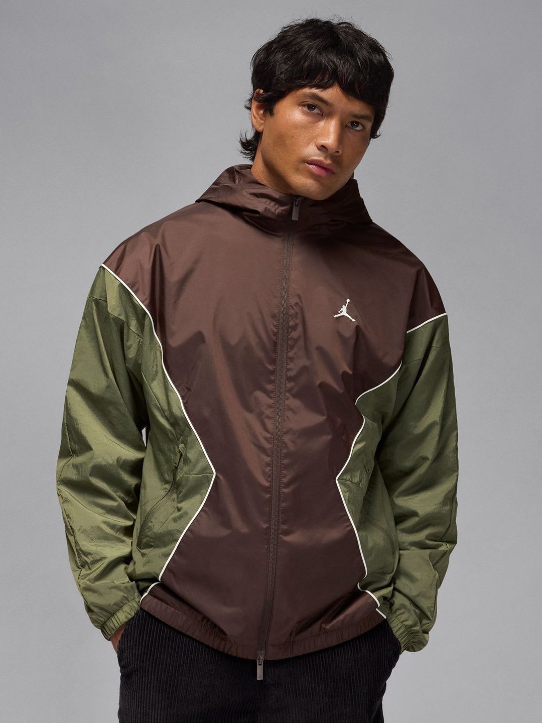 Nike Jordan Brooklyn Men's Hooded Draft Jacket - default view