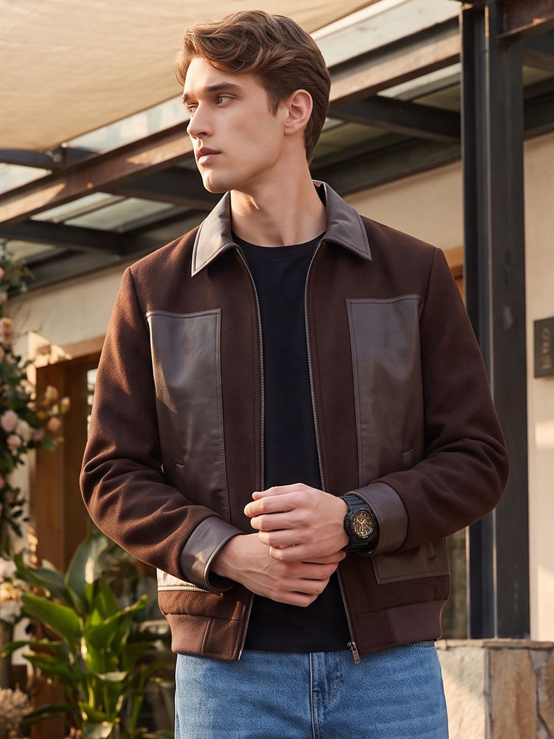 Mast & Harbour Open Front Jacket - default view