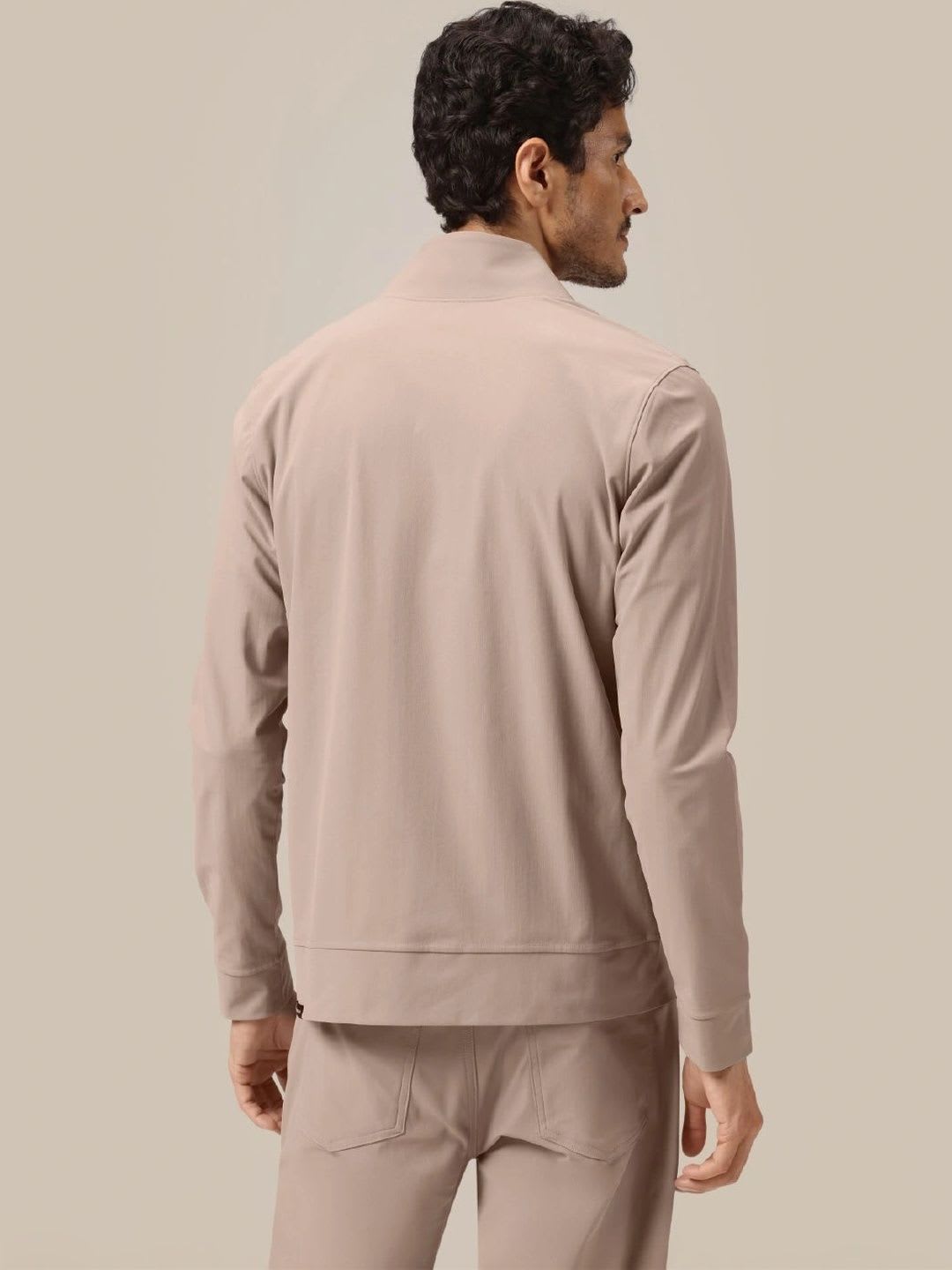 Blissclub Men Lightweight Bomber Jacket - back view