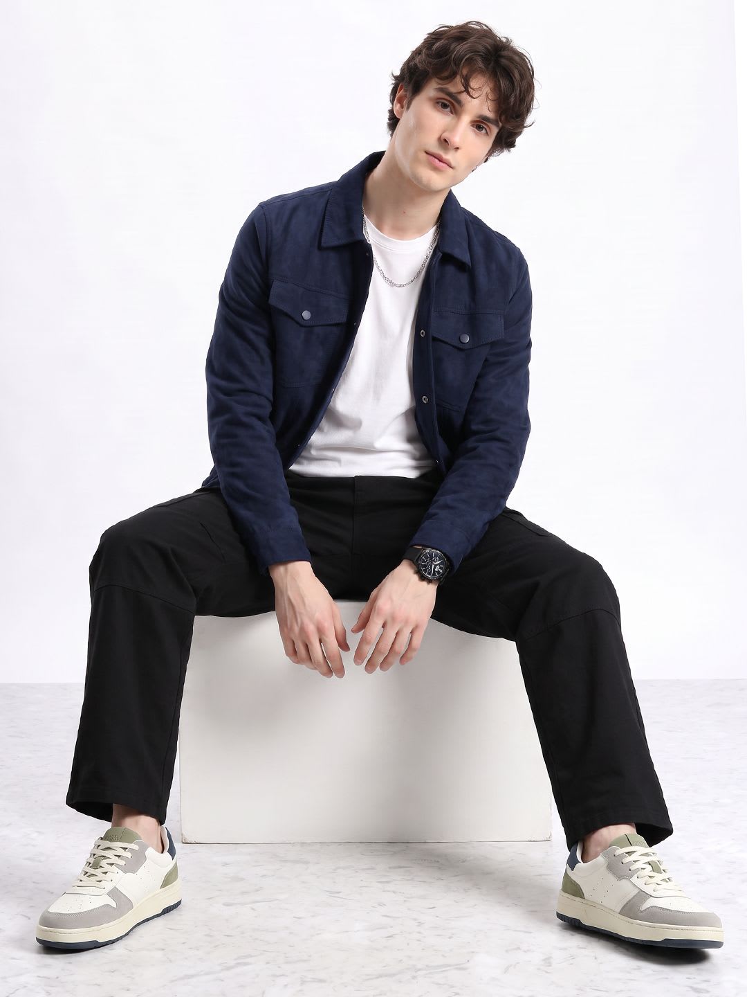 Aeropostale Men Denim Jacket - left view