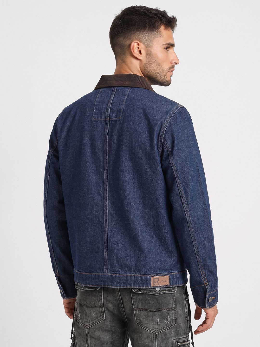 Roadster The Roadster Life Co. Pure Cotton Denim Jacket - back view