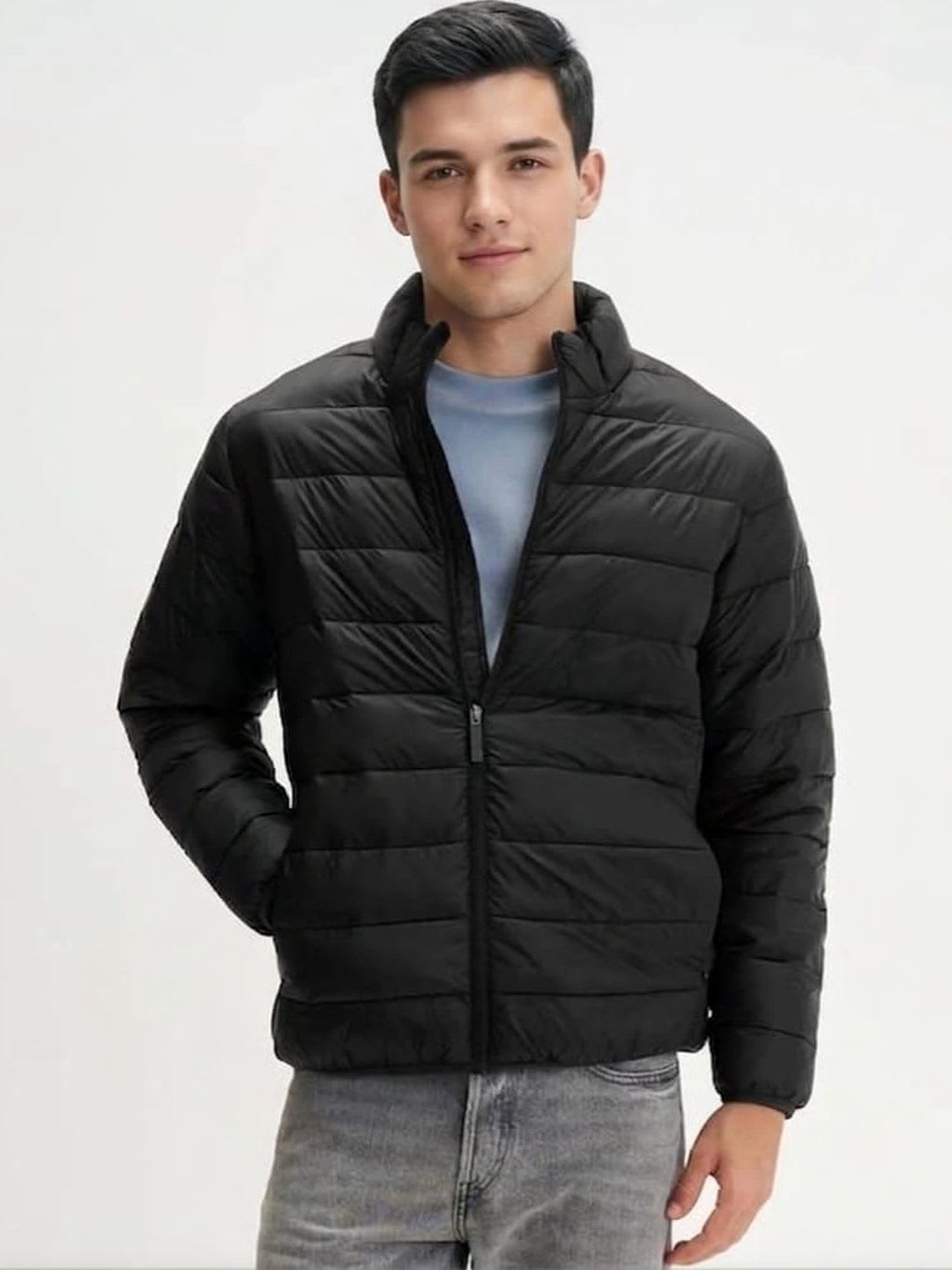 Roadster Men Lightweight Outdoor Puffer Jacket - default view