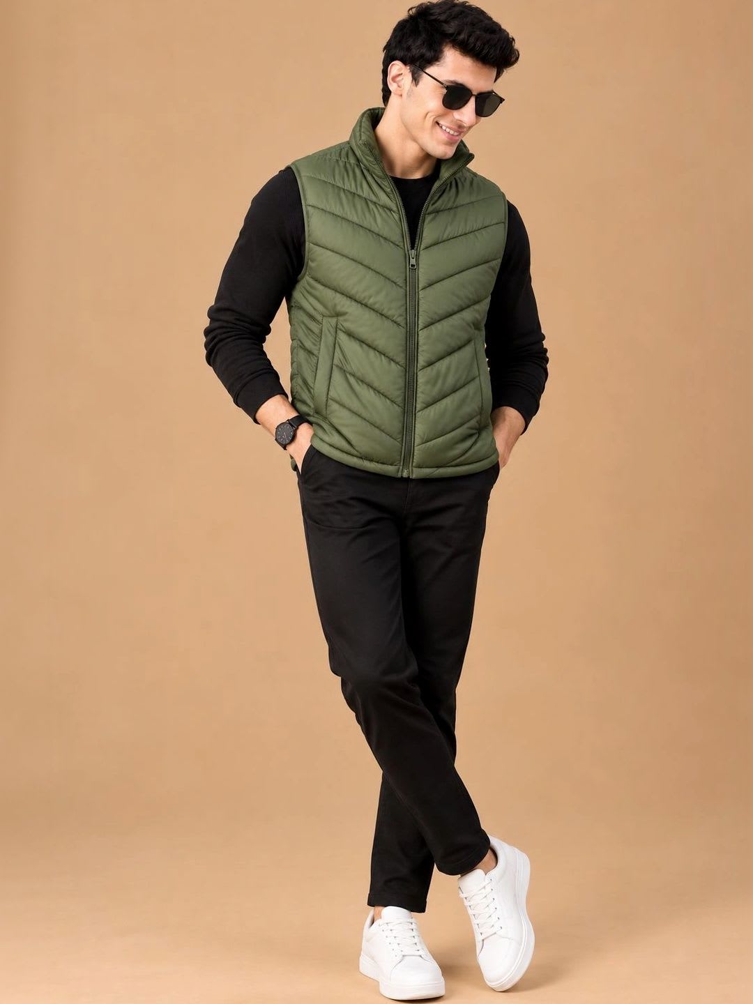Roadster Men Lightweight Puffer Jacket - right view