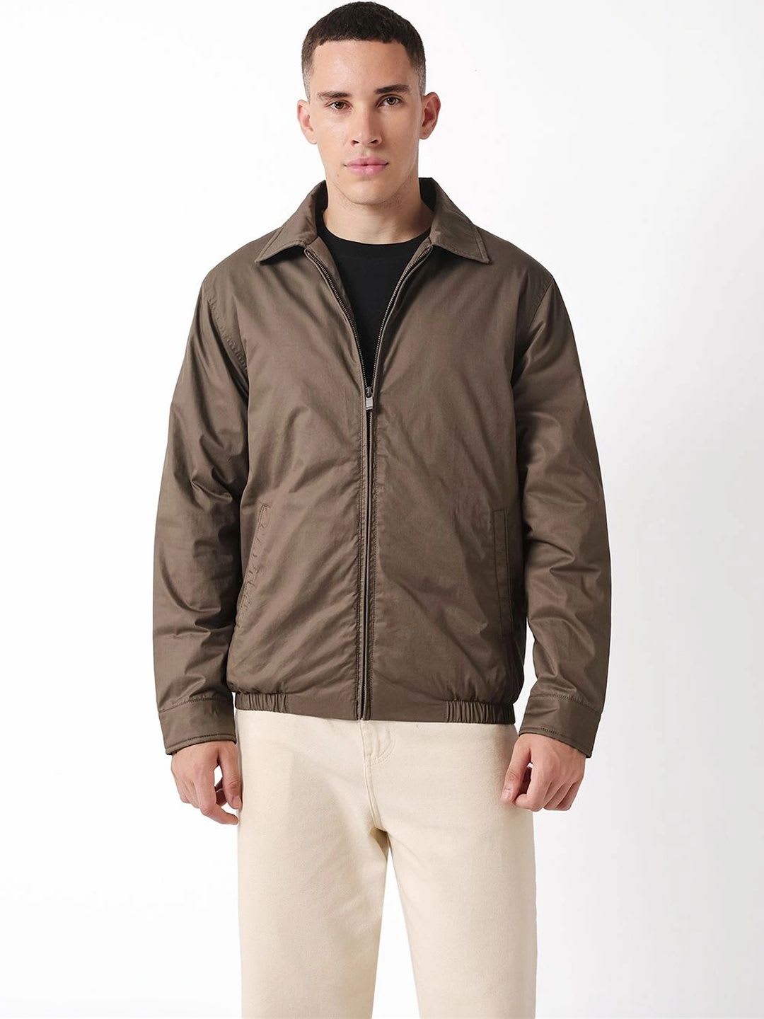 THE BEAR HOUSE Men Outdoor Bomber Jacket - default view