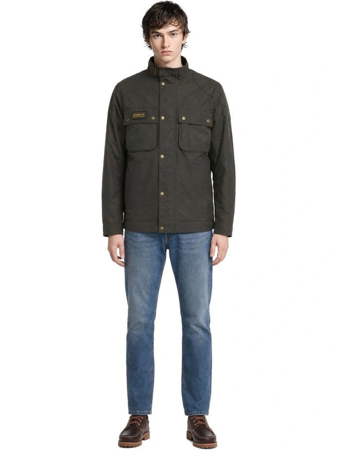 Barbour Men Woven Jacket - back view