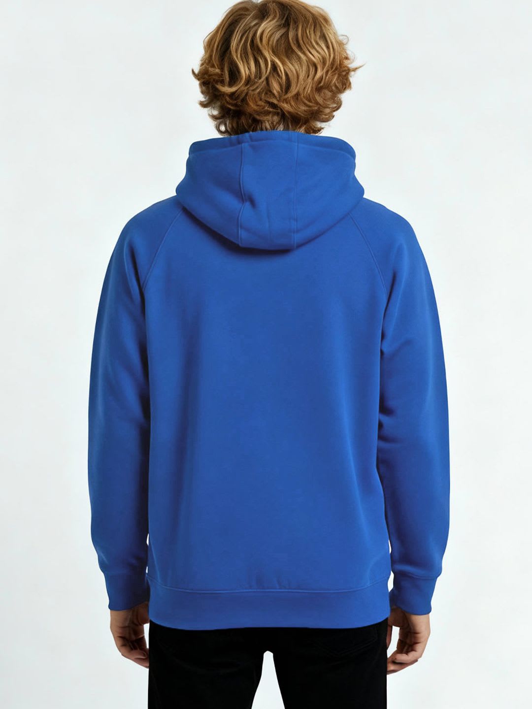 Mast & Harbour Hooded Relaxed Fit Fleece Sweatshirt - right view