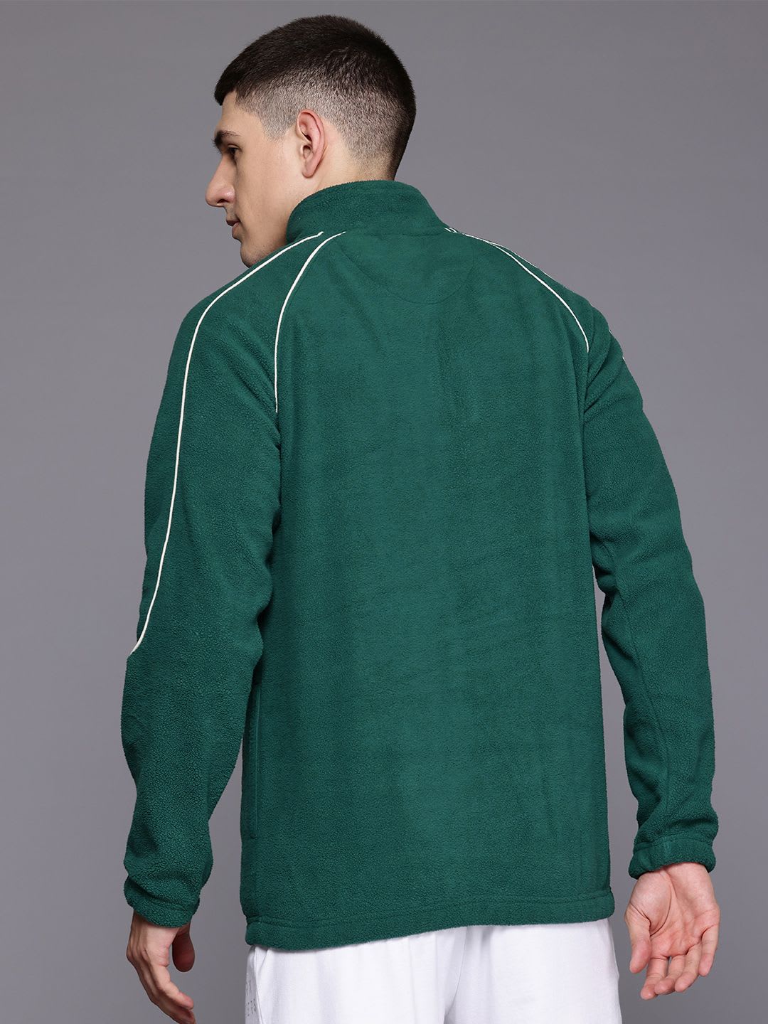 HRX by Hrithik Roshan Mock Collar Fleece Sweatshirt - right view