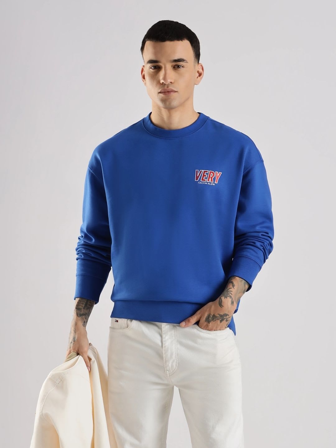 Calvin Klein Jeans Men Printed Pullover Sweatshirt - default view