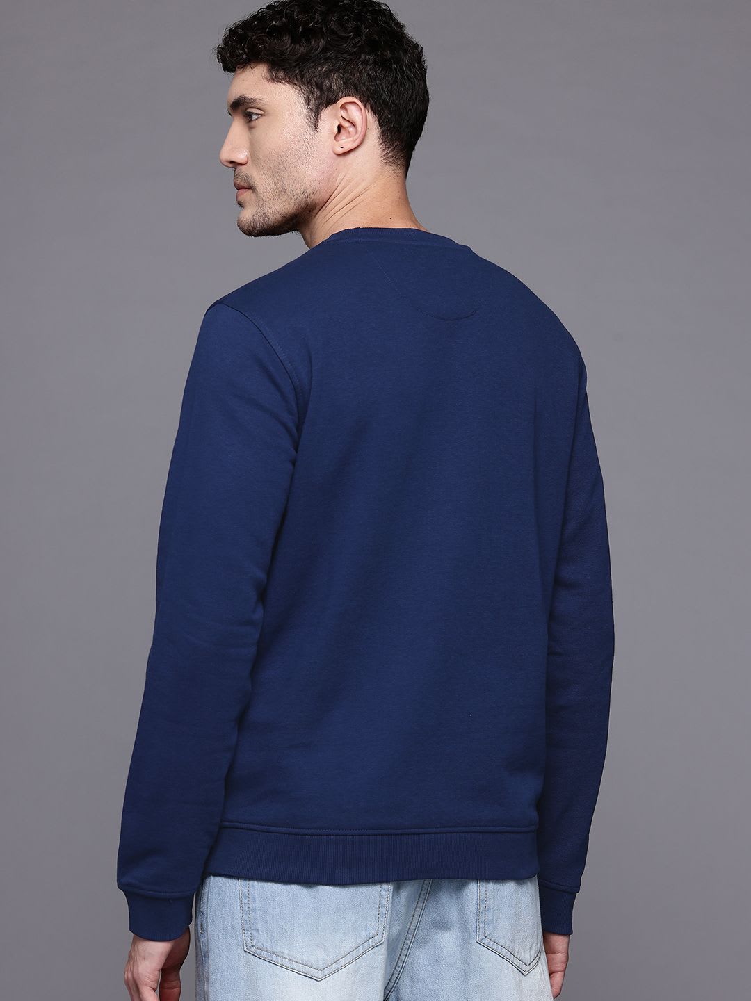 Allen Solly Relaxed Pullover With Embroidered Detail - right view