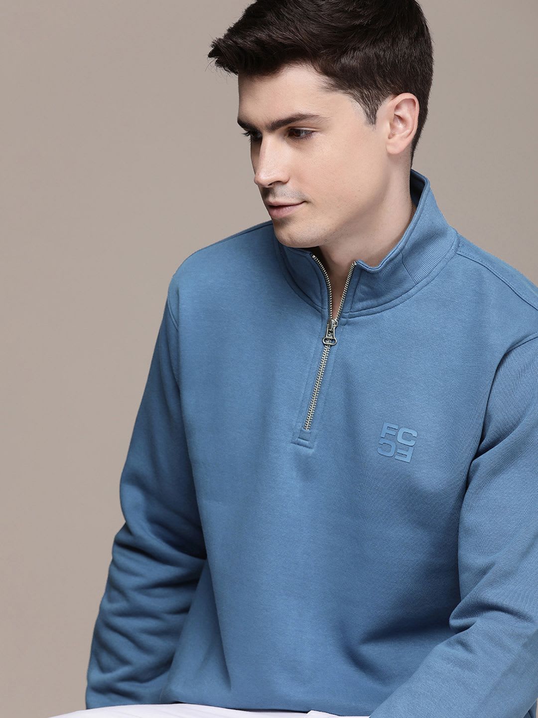 French Connection Mock Collar Sweatshirt - default view