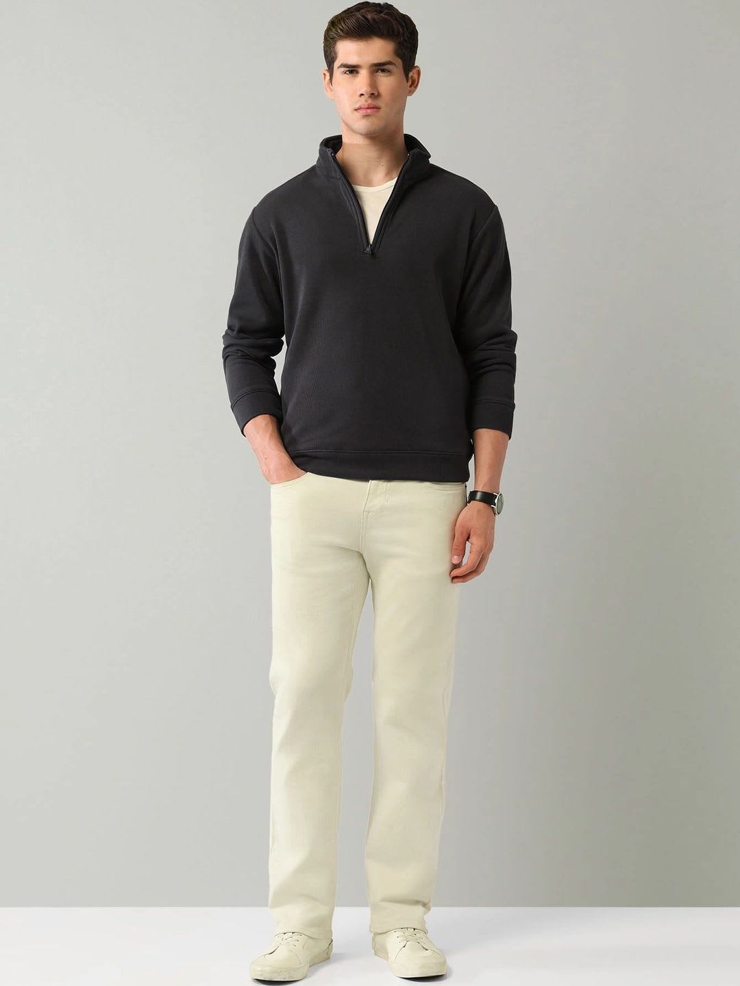 AD By Arvind Men Sweatshirt - back view
