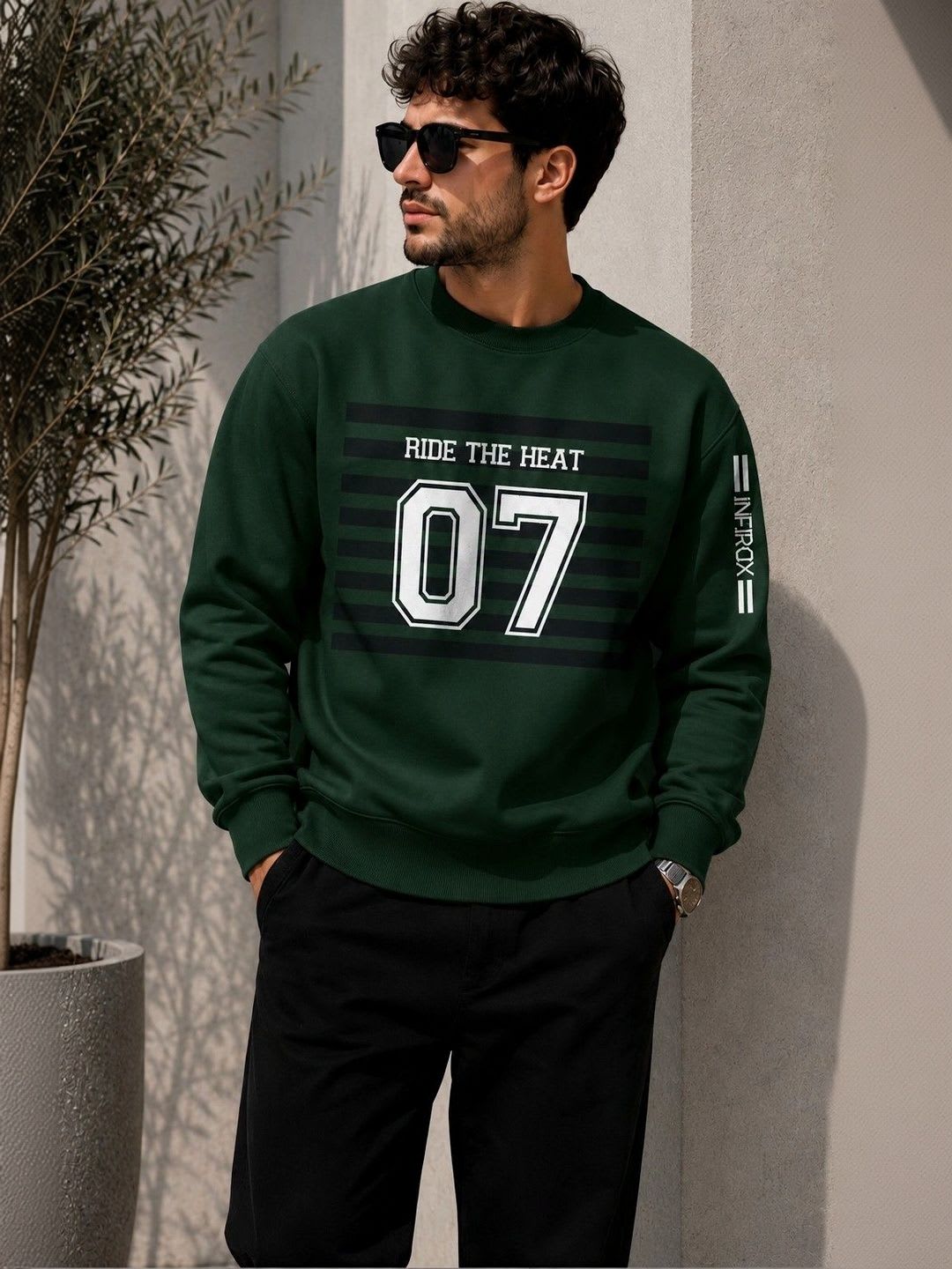 Infirax Men Printed Sweatshirt - default view