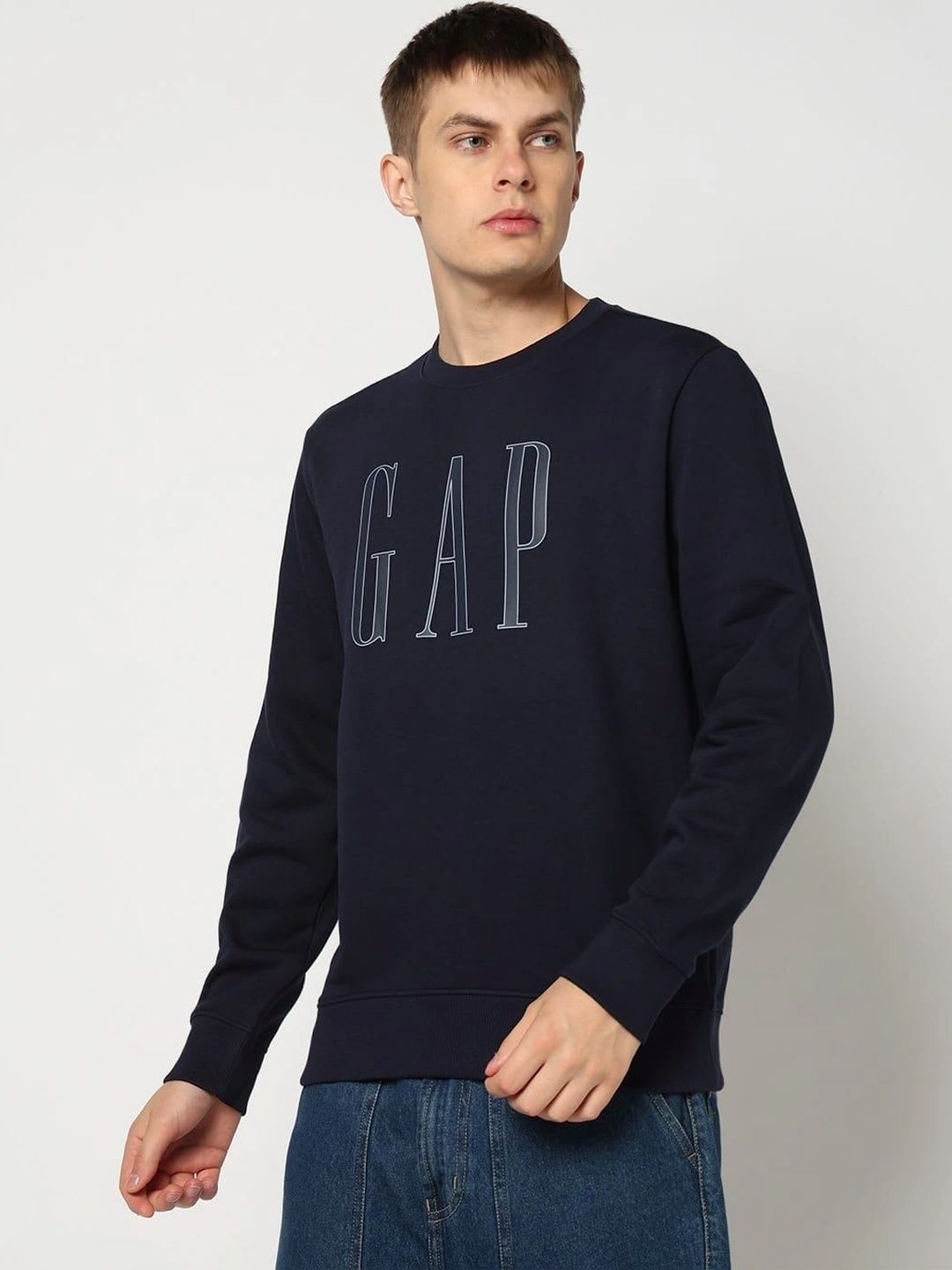 GAP Brand Logo Printed Sweatshirt - default view