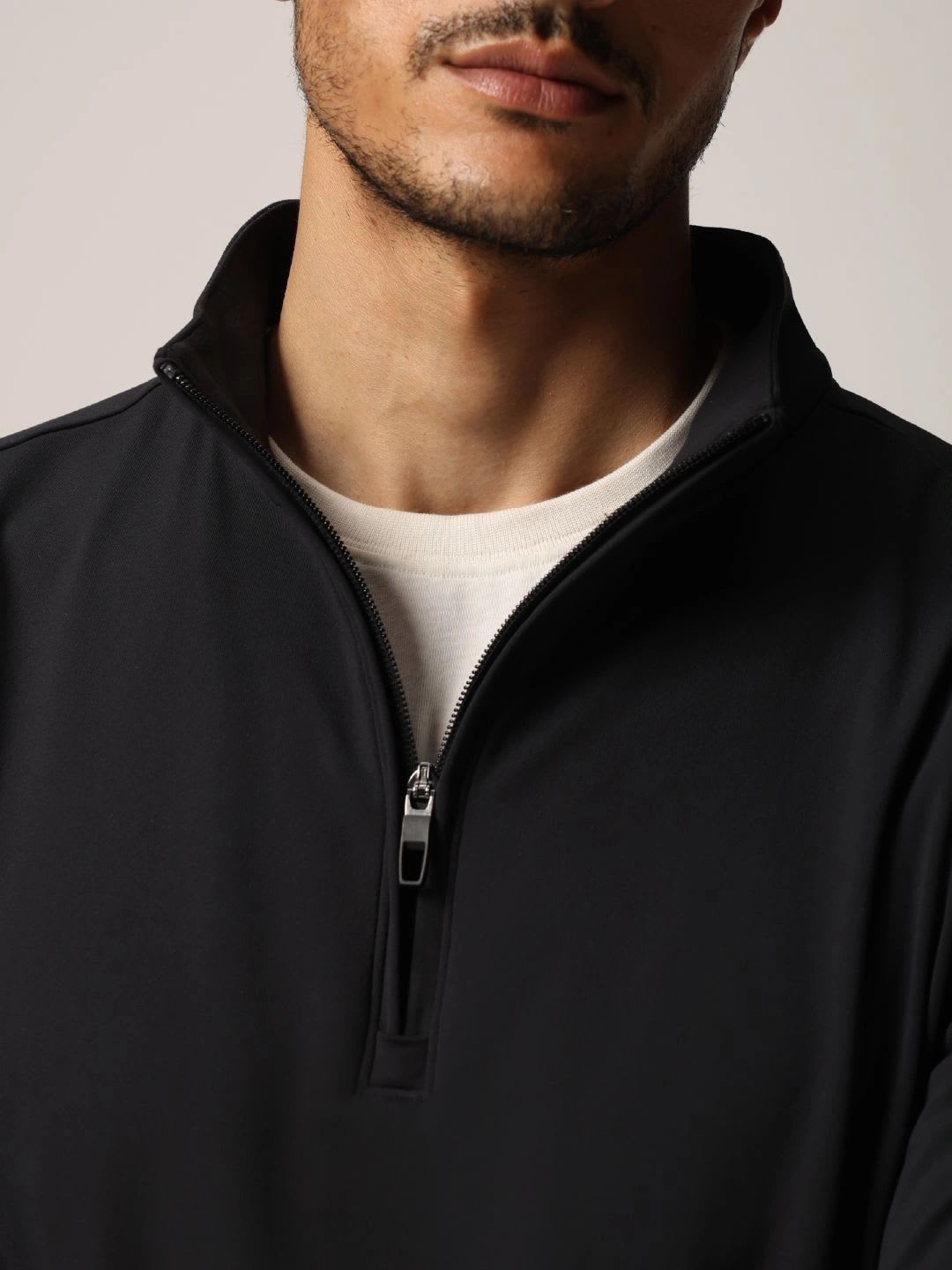Blissclub Men The Cloud Quarter Zip Sweatshirt - left view