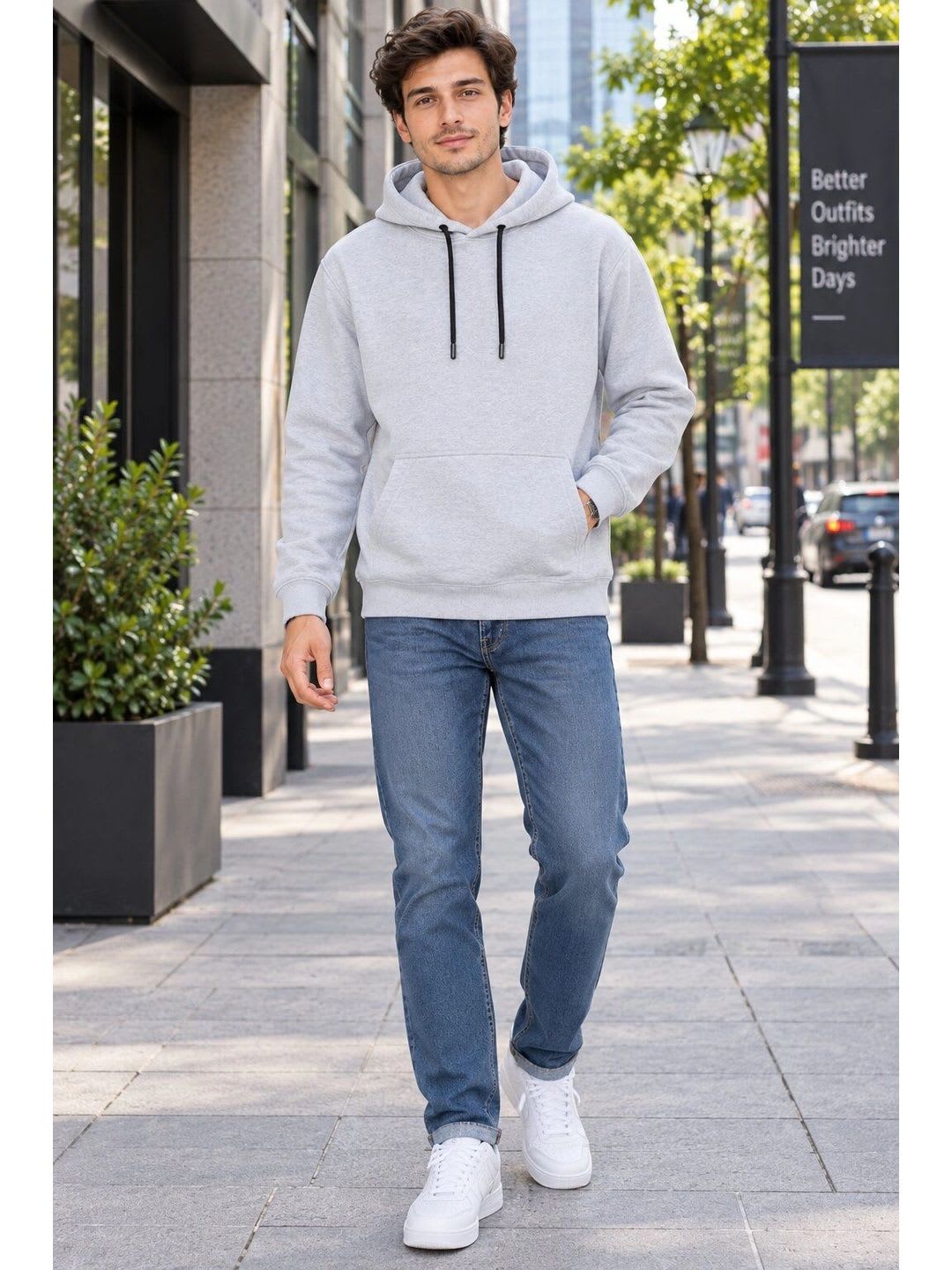 HIRRUX Men Hooded Sweatshirt - right view