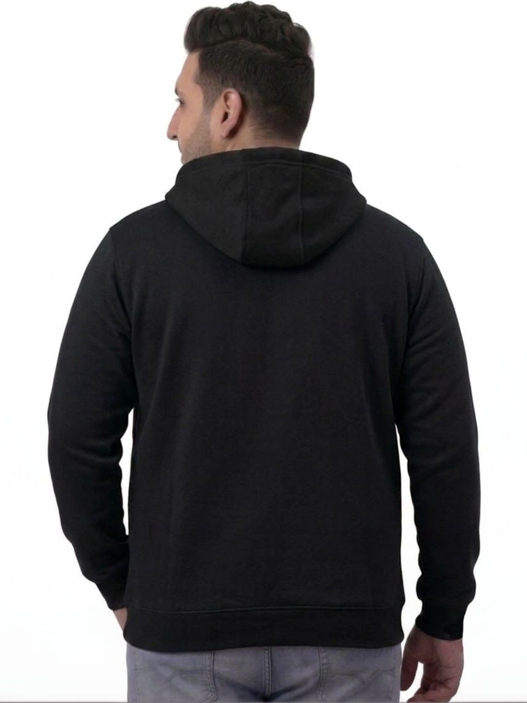 West Gate Clothing Men Printed Hooded Sweatshirt - back view