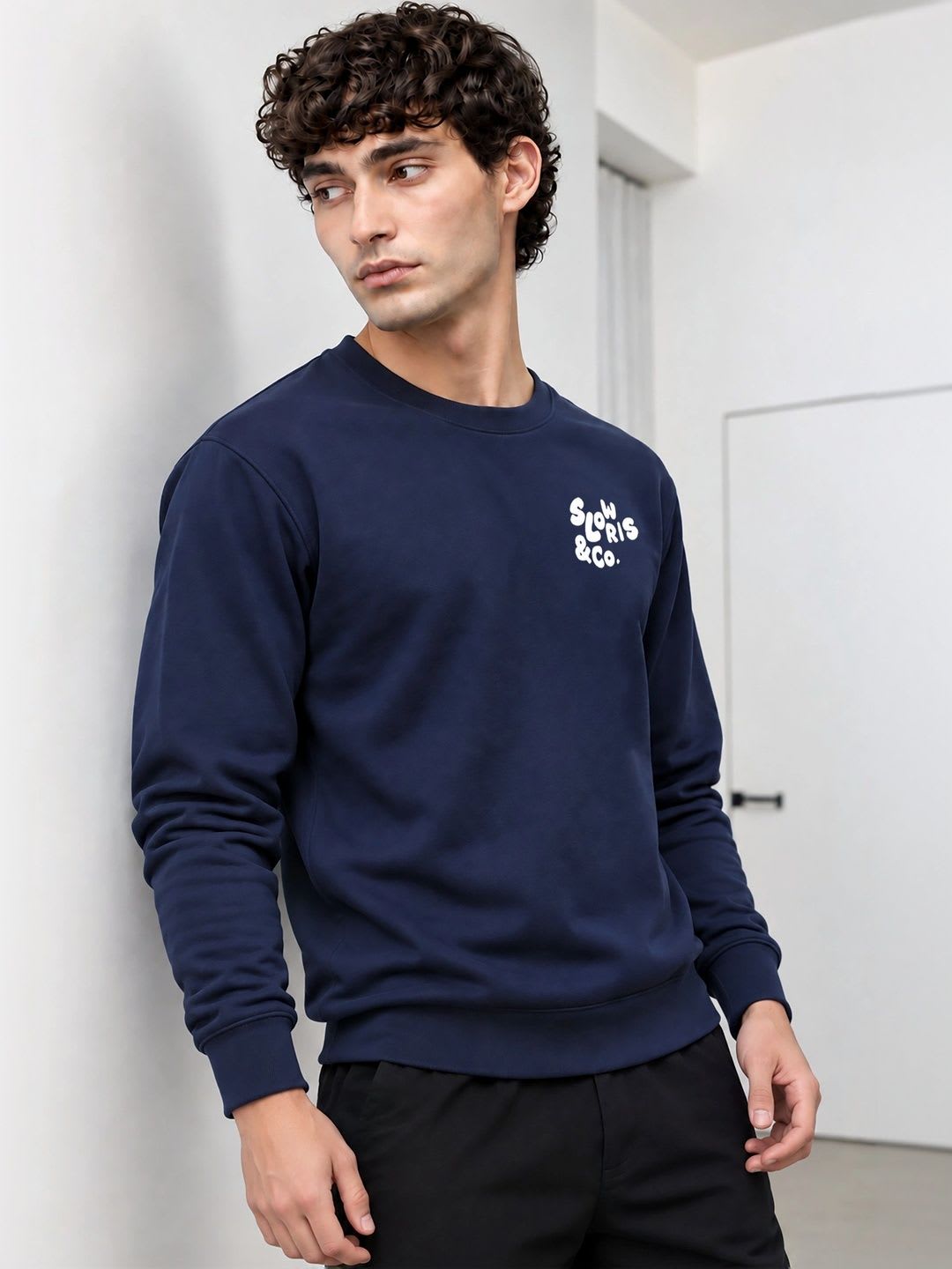 TEEFOX Men Printed Sweatshirt - back view