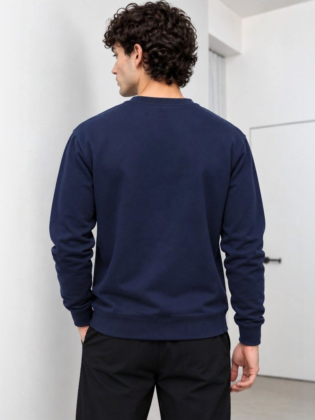 TEEFOX Men Printed Sweatshirt - back view