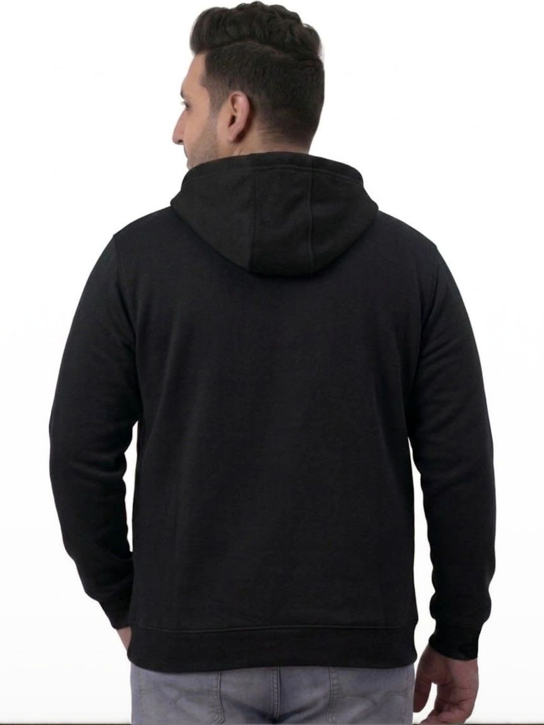 West Gate Clothing Men Printed Hooded Sweatshirt - back view