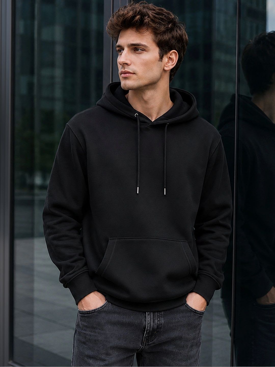 Moda Rapido Men Regular Long Sleeves Hooded Sweatshirt - default view