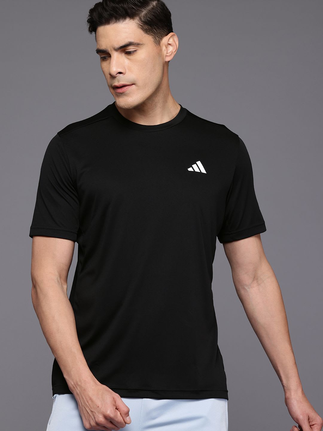 ADIDAS Aeroready 3-Striped Logo T-shirt - back view