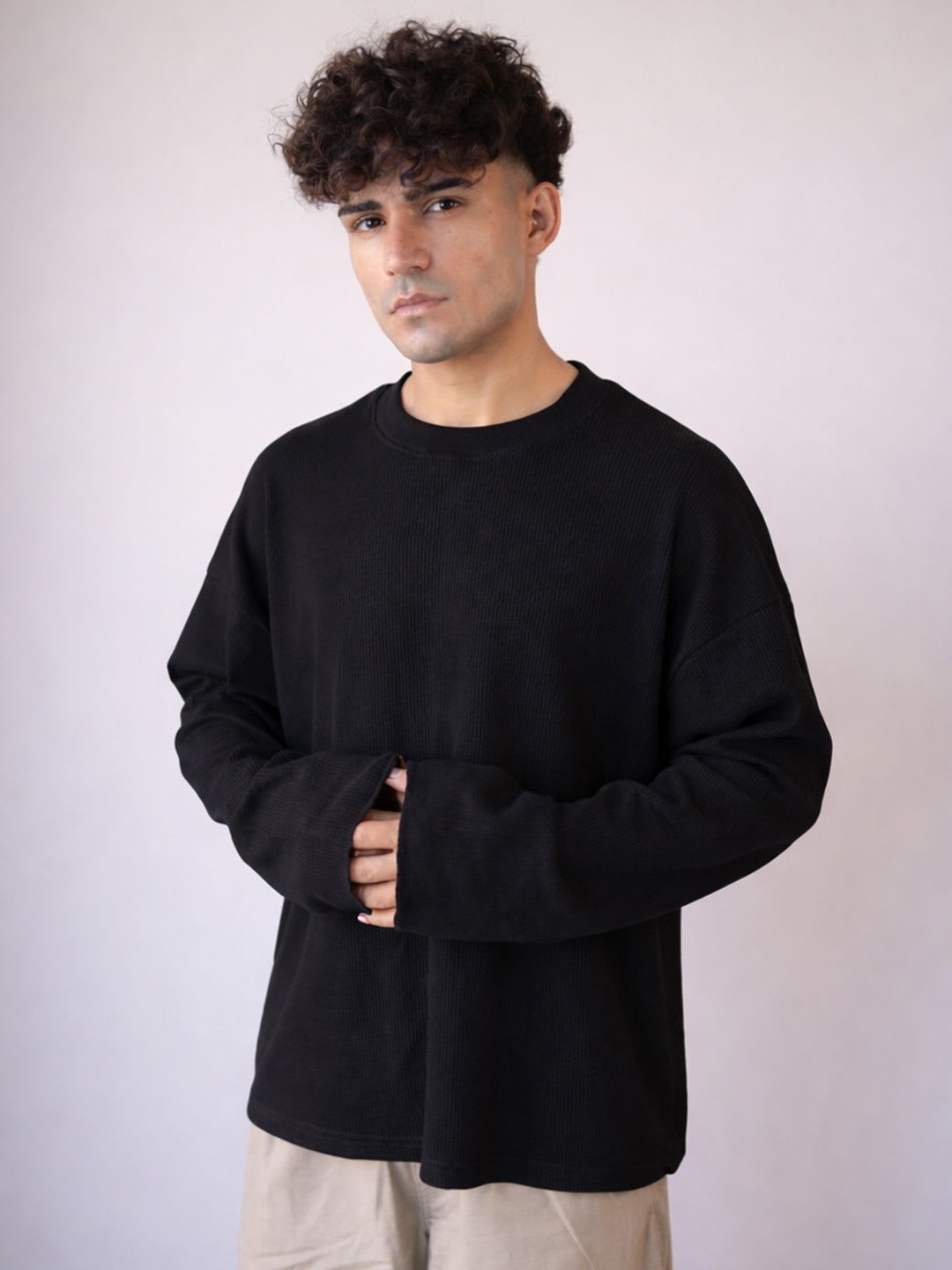 BDSQUARE Men Drop-Shoulder Sleeves T-shirt - right view