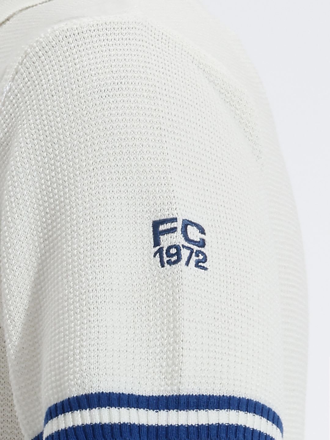 French Connection Textured Polo Collar T-shirt - left view